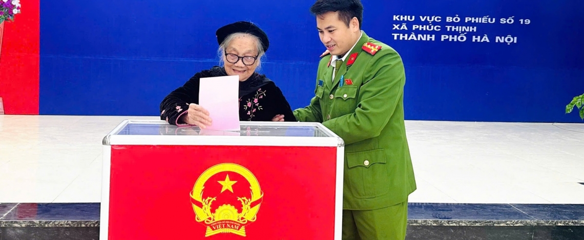 Đảm bảo tuyệt đối an ninh trật tự, hỗ trợ bầu cử, công an Thủ đô ra quân 100%