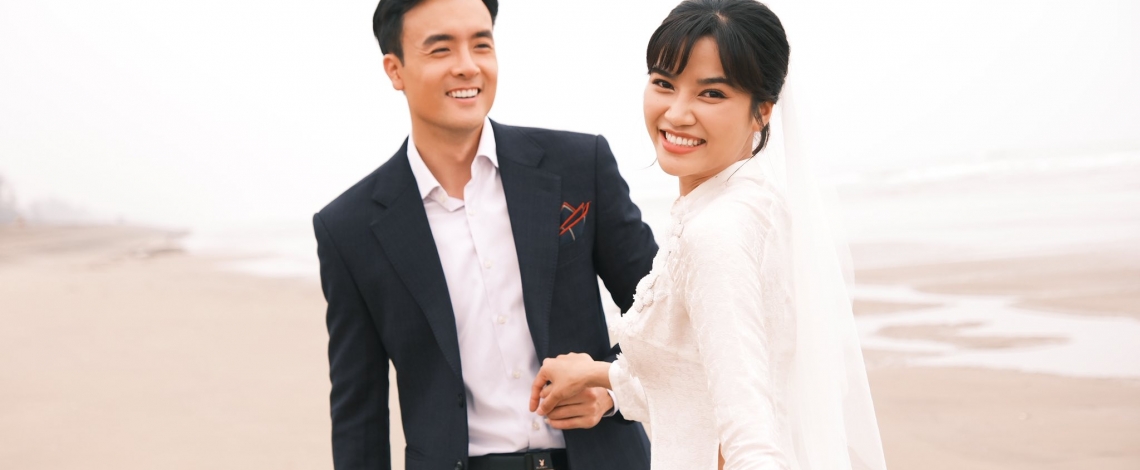 Anh Đào khoe ảnh lãng mạn bên chồng ở hậu trường phim "Không giới hạn"