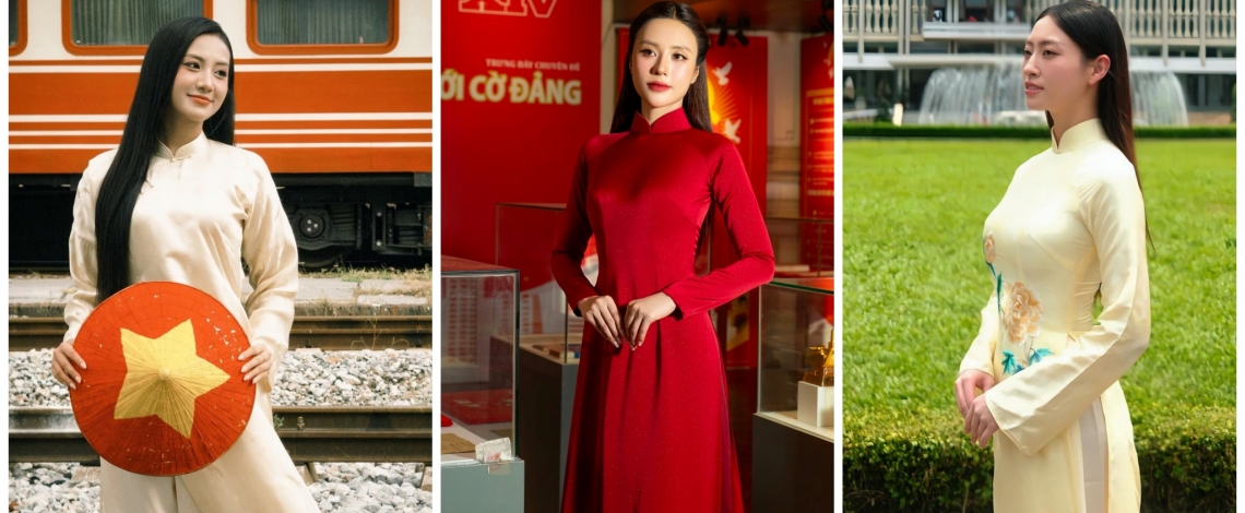 Sao Việt 30/4: Dàn người đẹp diện áo dài kỷ niệm ngày Giải phóng miền Nam