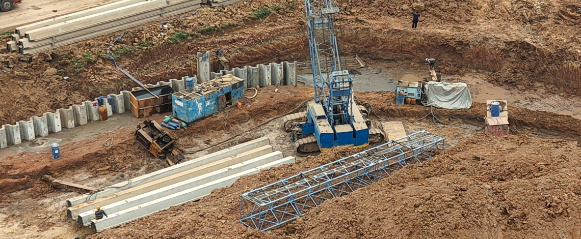 Nhịp thi công hối hả trên công trường 1.100 tỷ chống ngập của Hà Nội