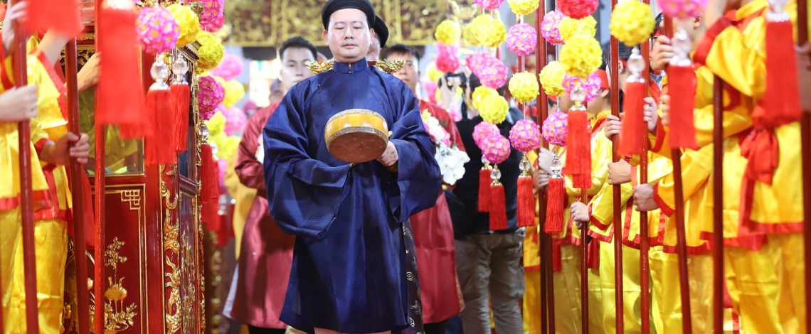 Lễ rước đuốc Phủ Dầy: Ngọn lửa thiêng giữa lòng di sản