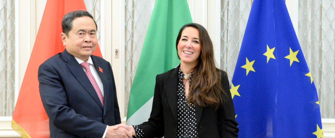 Chủ tịch Quốc hội Trần Thanh Mẫn gặp Phó Chủ tịch Thượng viện Italia