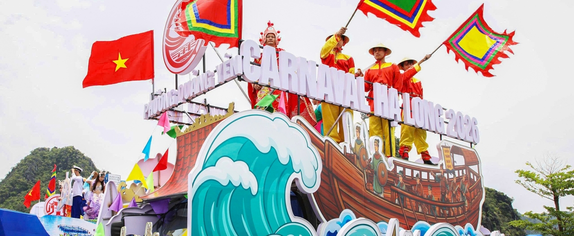 Xã, phường, đặc khu ở Quảng Ninh “khoe” bản sắc bằng xe mô hình Carnaval