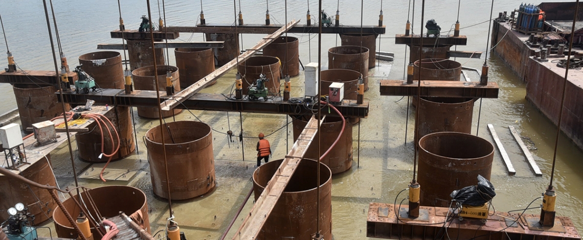 Dự án cầu Mễ Sở vượt tiến độ gần 5%, tăng tốc thi công trước mùa mưa lũ