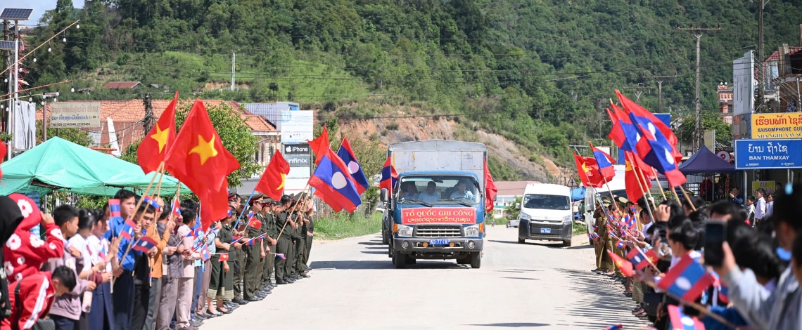 Xúc động hành trình hồi hương 80 hài cốt liệt sỹ hy sinh tại Lào về đất mẹ