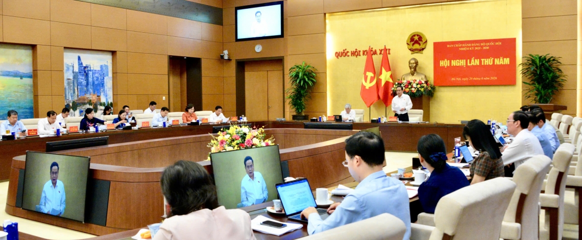 Chủ tịch Quốc hội dự Hội nghị lần thứ Năm, Ban Chấp hành Đảng ủy Quốc hội