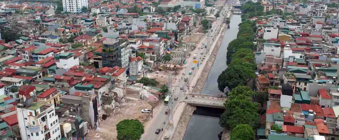 Hình ảnh mới nhất đường Tam Trinh, Hà Nội sau khi gỡ nút thắt giải phóng mặt bằng