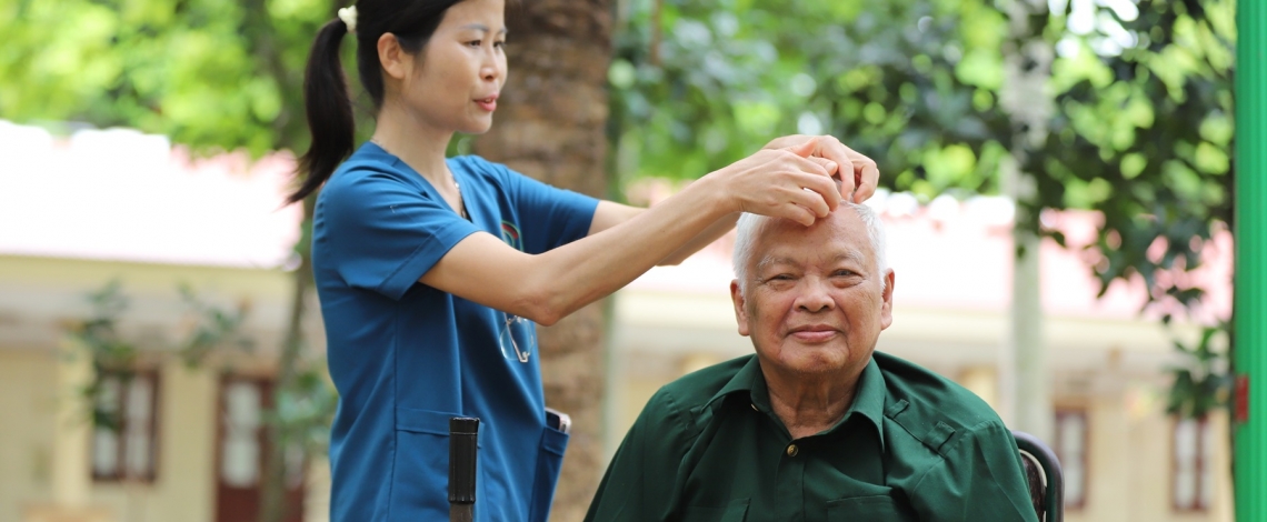 Nơi ký ức chiến tranh được xoa dịu bằng tình yêu thương