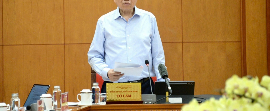 Tổng Bí thư, Chủ tịch nước làm việc về Đề án tổng kết Nghị quyết số 26-NQ/TW