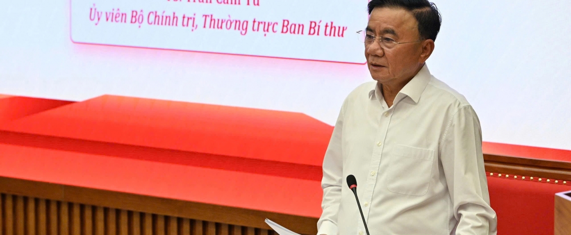 Thường trực Ban Bí thư truyền đạt chuyên đề về xây dựng Đảng với các Ủy viên TW Đảng khóa XIV