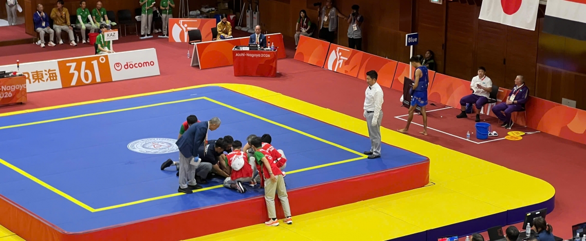 Võ sĩ wushu Việt Nam bị hạ knock-out, ngất trên sàn thi đấu ASIAD 2026