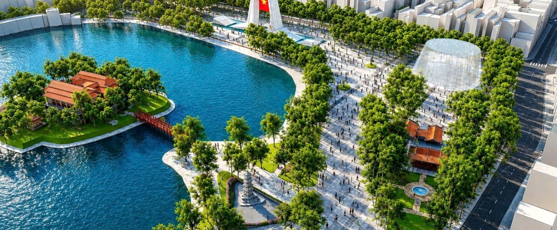 What Hoan Kiem Lake area could look like after the proposed revamp