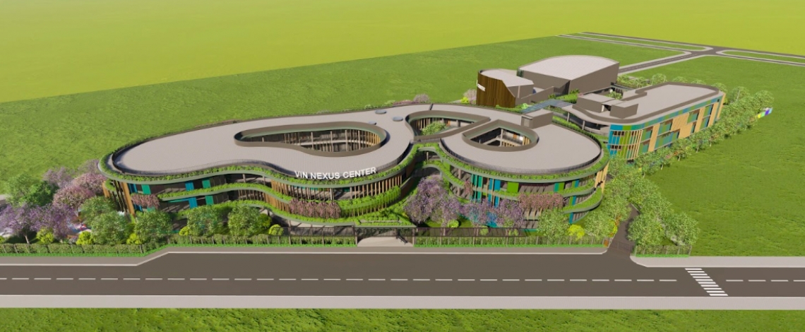Vin Nexus Center - trường học hạnh phúc hình trái tim và những gam màu rất “lạ”