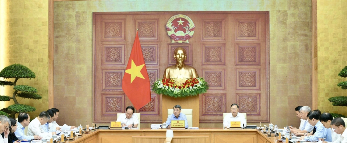 Toàn cảnh cuộc họp do Thủ tướng chủ trì về tiến độ các dự thảo luật nhà ở, đất đai