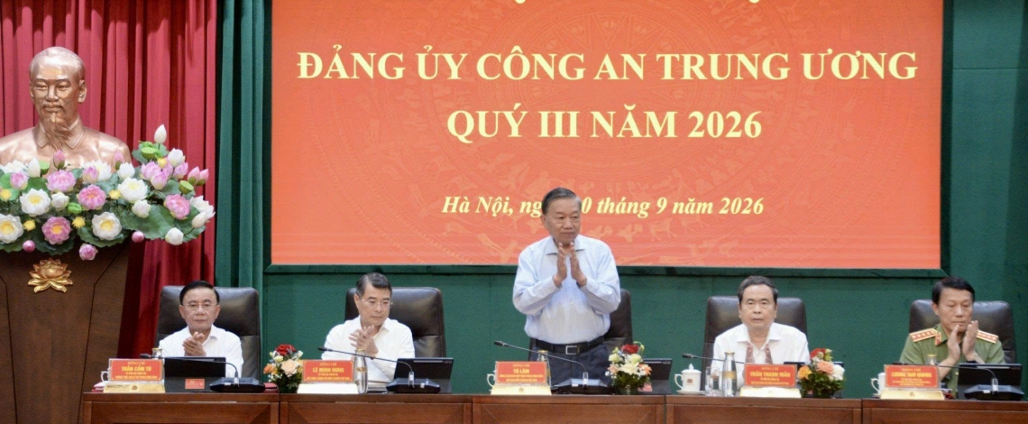 Tổng Bí thư, Chủ tịch nước Tô Lâm dự Hội nghị Đảng ủy Công an Trung ương quý III
