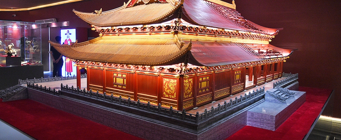 Khám phá mô hình phục dựng Điện Kính Thiên tại Hoàng thành Thăng Long