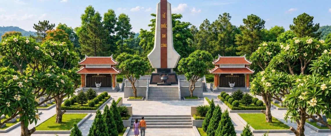 Thái Nguyên tu bổ Nghĩa trang liệt sĩ Dốc Lim