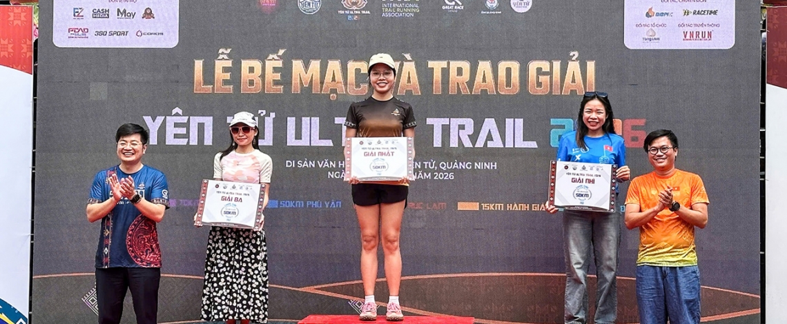 Trải nghiệm đường chạy “siêu địa hình” xuyên rừng quốc gia Di sản Yên Tử