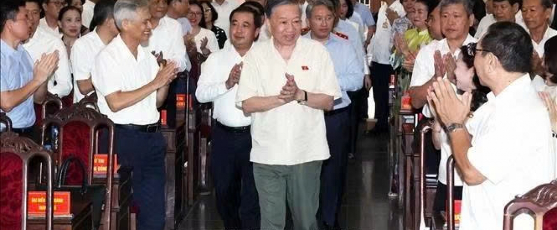 Tổng Bí thư, Chủ tịch nước Tô Lâm tiếp xúc cử tri Hà Nội