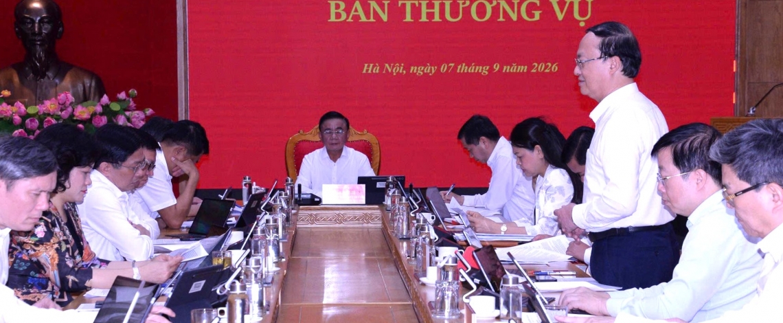 Thường trực Ban Bí thư chủ trì Hội nghị Ban Thường vụ Đảng ủy các cơ quan Đảng Trung ương