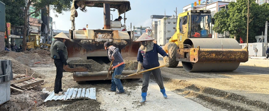 Vành đai 2,5 tăng tốc trên từng công trường, hướng tới thông xe kỹ thuật vào 10/10