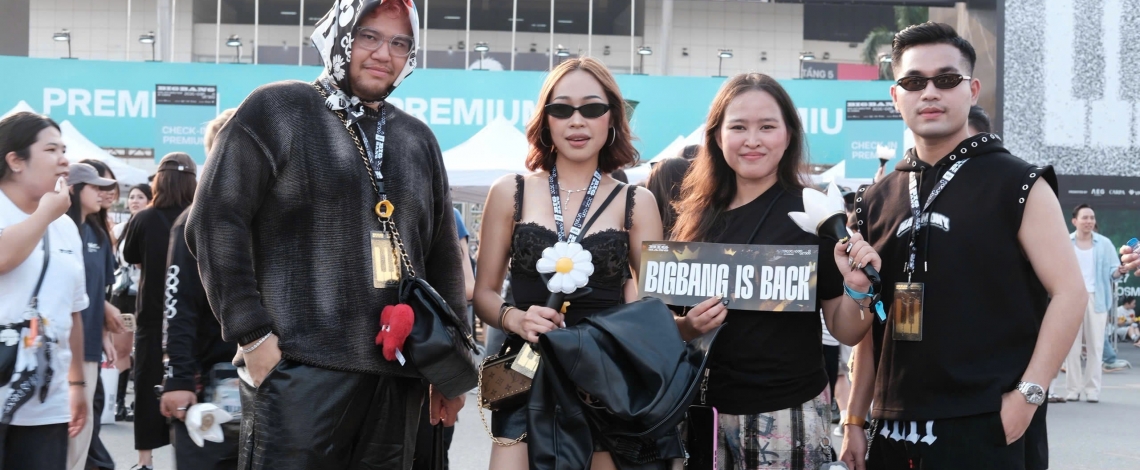 Sân Mỹ Đình đông nghịt fan quốc tế trước giờ BIGBANG biểu diễn