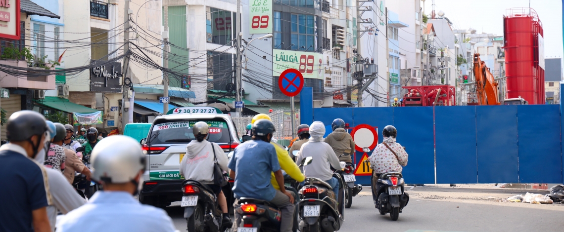 Trung tâm TP.HCM thành đại công trường