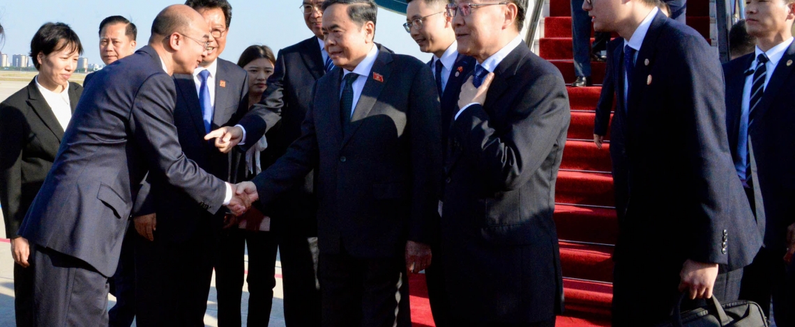 Chủ tịch Quốc hội Trần Thanh Mẫn tiếp Bí thư Tỉnh ủy Thiểm Tây
