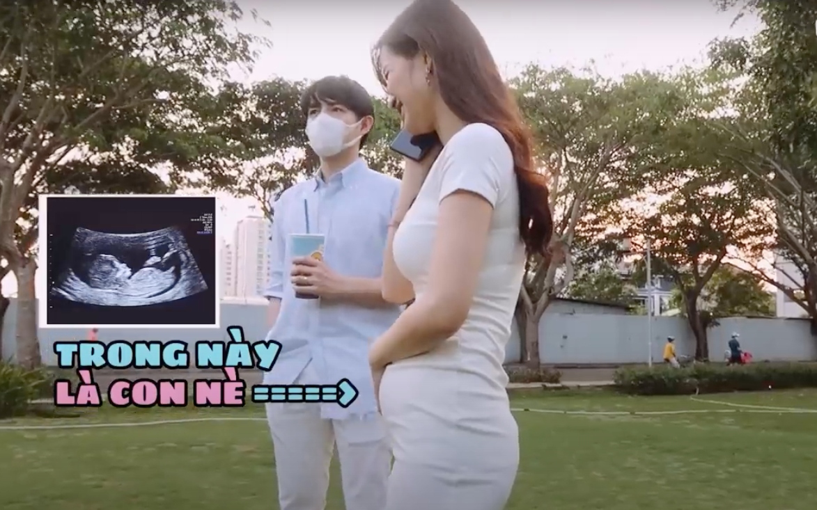 Đông Nhi lộ bụng bầu sau khi thông báo mang thai con đầu lòng