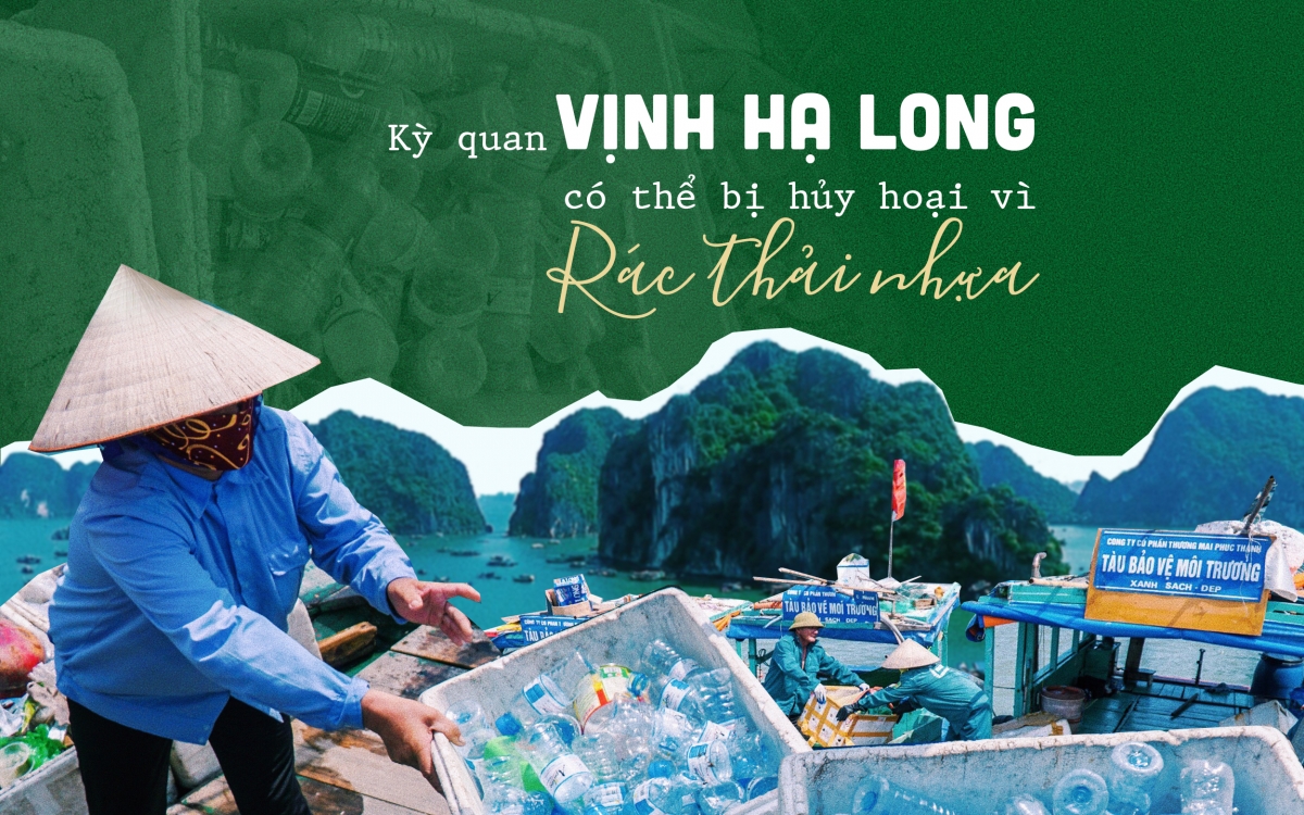 Kỳ quan Vịnh Hạ Long có thể bị hủy hoại vì rác thải nhựa