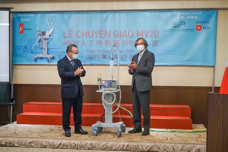 Trao tặng 2000 máy thở cho Việt Nam nhằm phòng chống Covid-19