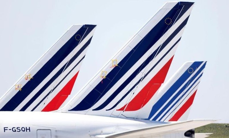 Công ty hàng không quốc gia Pháp Air France chịu thiệt hại nặng nề vì dịch Covid-19. Ảnh: AP