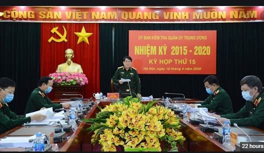 Ủy ban Kiểm tra Quân ủy TƯ: Kỷ luật 4 tổ chức đảng, 23 đảng viên