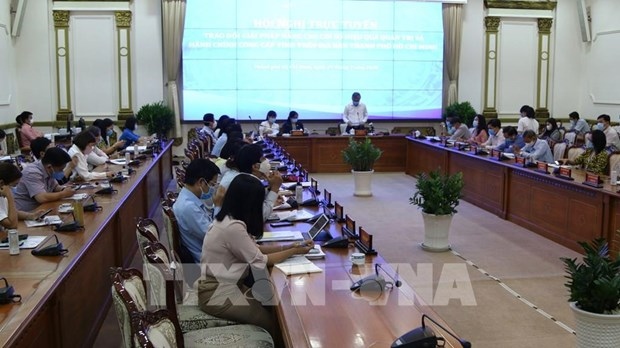 A conference is held virtually on July 29 to discuss measures to improve HCM City’s Provincial Governance and Public Administration Performance Index (PAPI).