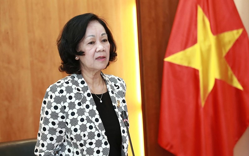 Trưởng ban Dân vận Trung ương Trương Thị Mai.