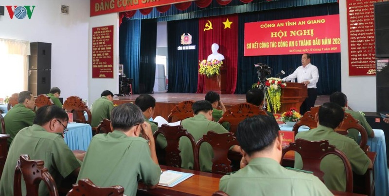 Công an tỉnh An Giang tổ chức Hội nghị sơ kết 6 tháng đầu năm 2020, triển khai nhiệm vụ những tháng cuối năm