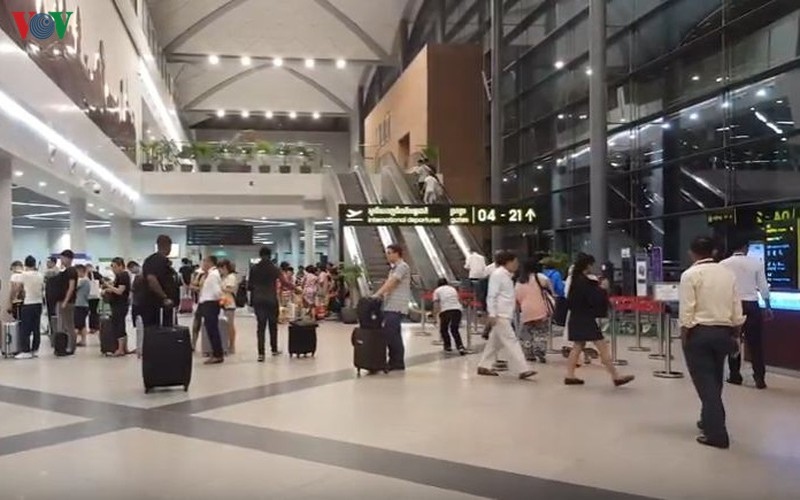 Số lượng hành khách nhập cảnh vào Campuchia liên tục tăng.