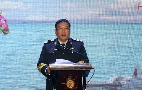 Phó Đô đốc Phạm Hoài Nam, Ủy viên Ban Chấp hành Trung ương Đảng, Ủy viên Quân ủy Trung ương, Tư lệnh Hải quân. Ảnh: Báo Hải Quân