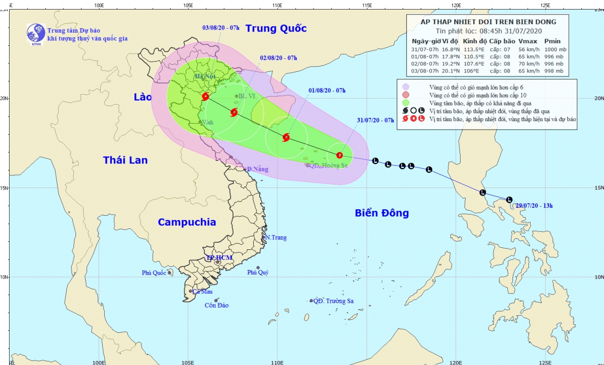 Typhoon Sinlaku heads toward north-central and northern delta regions
