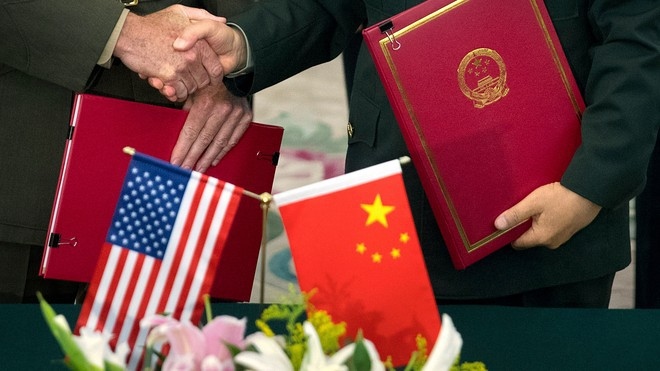Mỹ coi Trung Quốc là đối thủ chiến lược của Mỹ và của trật tự toàn cầu dựa trên luật lệ. Ảnh minh họa: AFP/Getty.