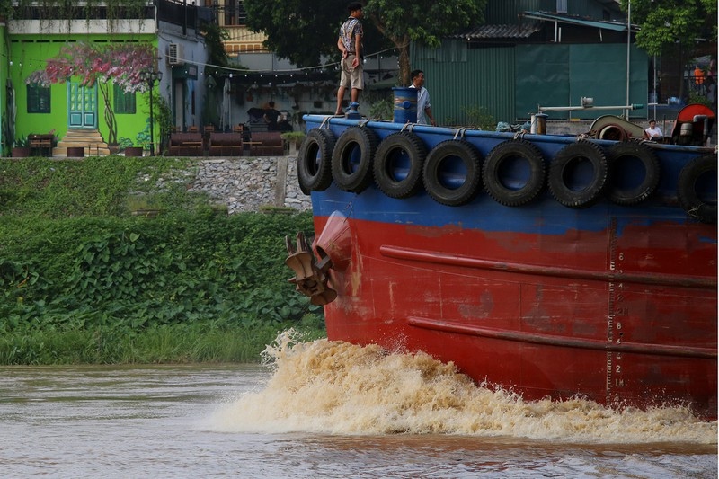 canh nuoc dang cao, chay cuon cuon tren song hong, song Duong hinh anh 5