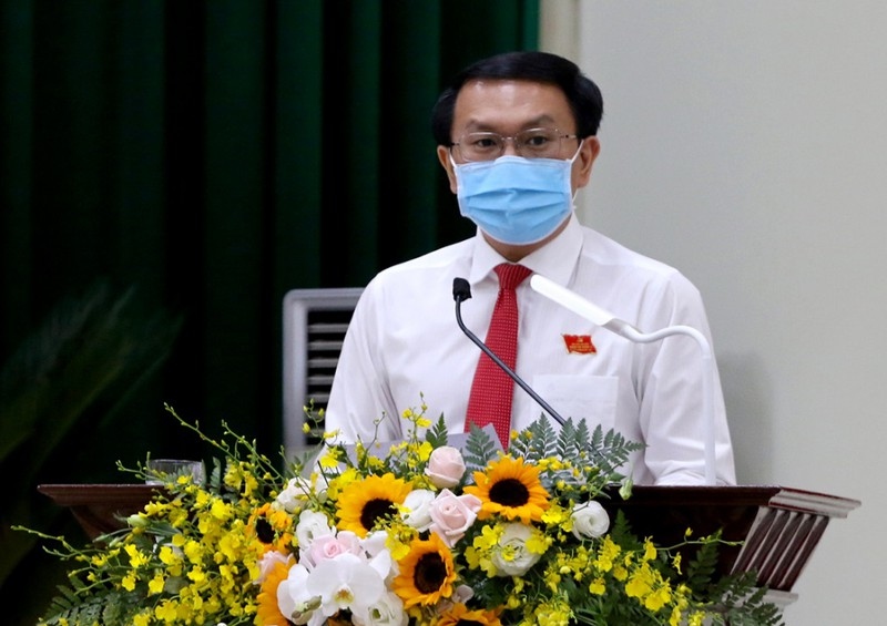 Ông Lâm Đình Thắng - Bí thư Quận ủy Quận 9 được tín nhiệm bầu giữ chức Bí thư Quận ủy nhiệm kỳ mới.
