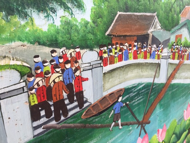 a close-up of largest mural paintings in hanoi picture 13 a close-up of largest mural paintings in hanoi picture 13