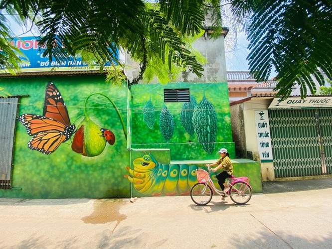 a close-up of largest mural paintings in hanoi picture 1 a close-up of largest mural paintings in hanoi picture 1