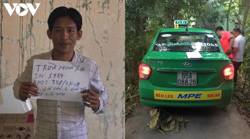 siet co nu lai xe taxi de cuop tai san hinh anh 1