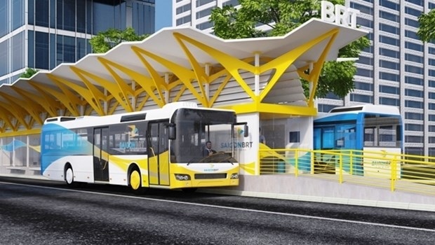 hcm city cuts costs for first brt route picture 1