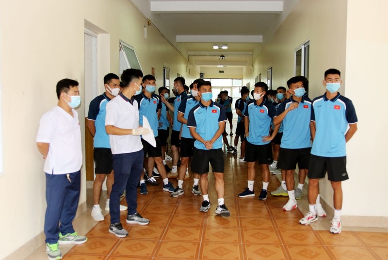 coach park and his players undergo covid-19 tests picture 1
