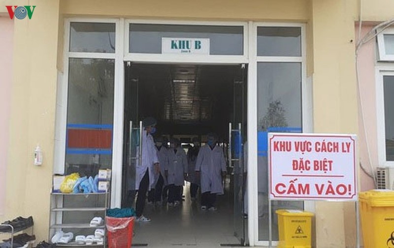 Một khu cách ly bệnh nhân tại Nghệ An.