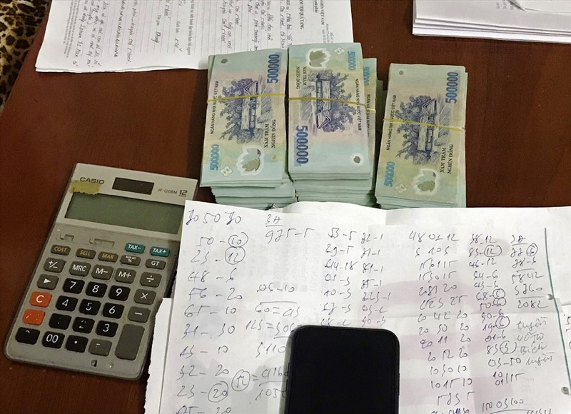 Cà Mau: Phá 3 tụ điểm số đề, tạm giữ trên 360 triệu đồng