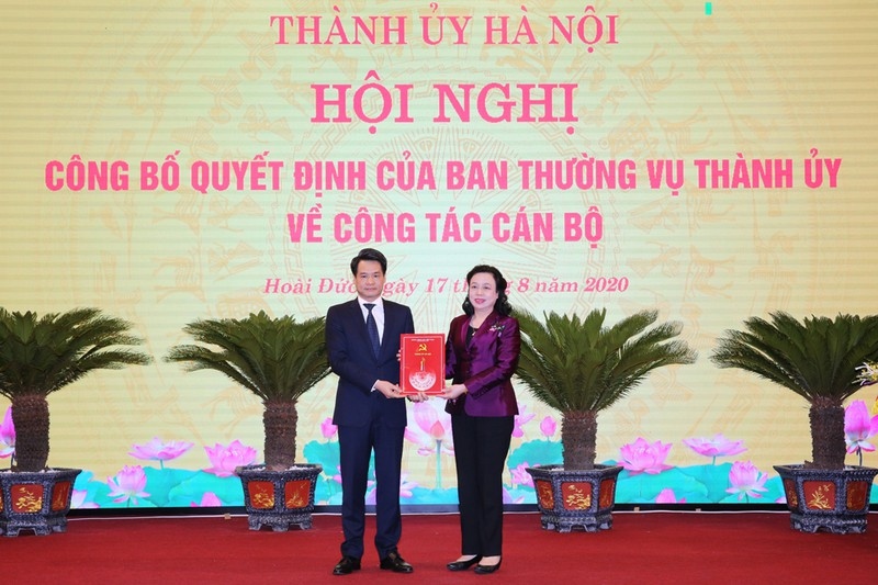 bi thu huyen uy hoai Duc lam truong ban noi chinh thanh uy ha noi hinh anh 1